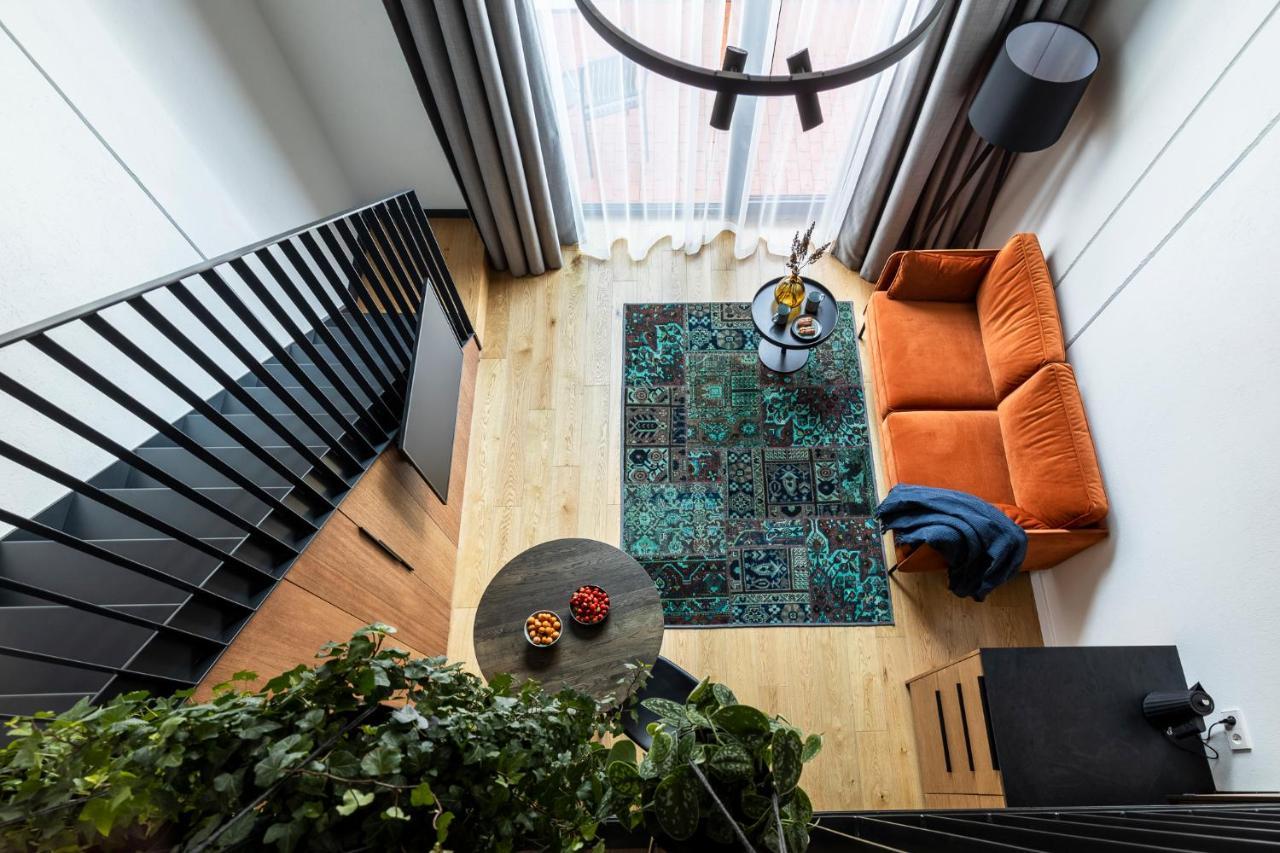 Stylish Loft With Terrace Paupys, Old Town Apartamento VNO Exterior foto
