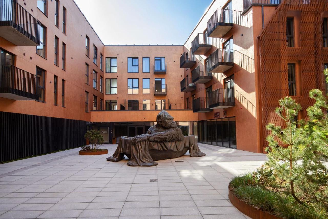 Stylish Loft With Terrace Paupys, Old Town Apartamento VNO Exterior foto